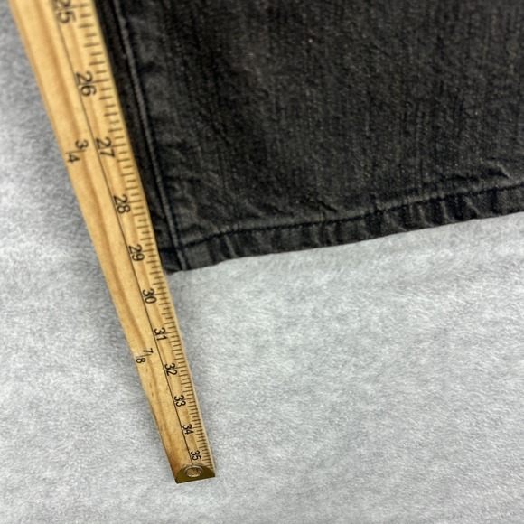 Sean John Jeans Mens 34x30 Black Denim Pants Garvey Y2K Loose Baggy Relaxed Wide - Picture 13 of 14